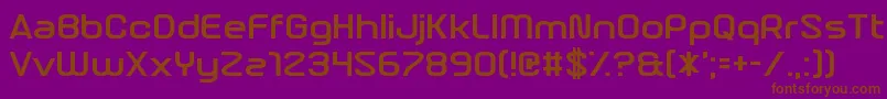 More about NebulousContent Font NebulousContent Font – Brown Fonts on Purple Background