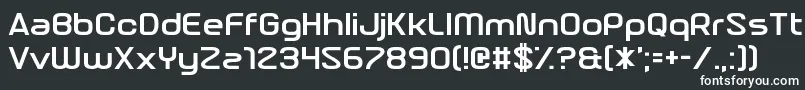NebulousContent Font – White Fonts on Black Background