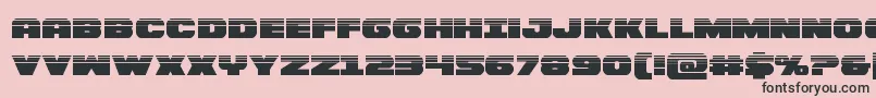 Bummerhalf Font – Black Fonts on Pink Background