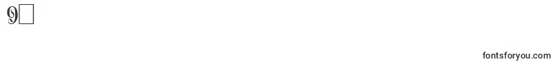 フォントRuritania – フォント数字9