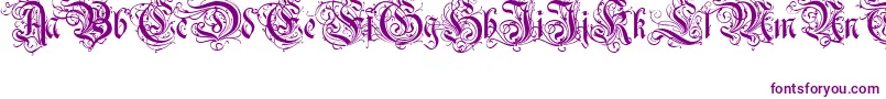Police Ruritania – polices violettes