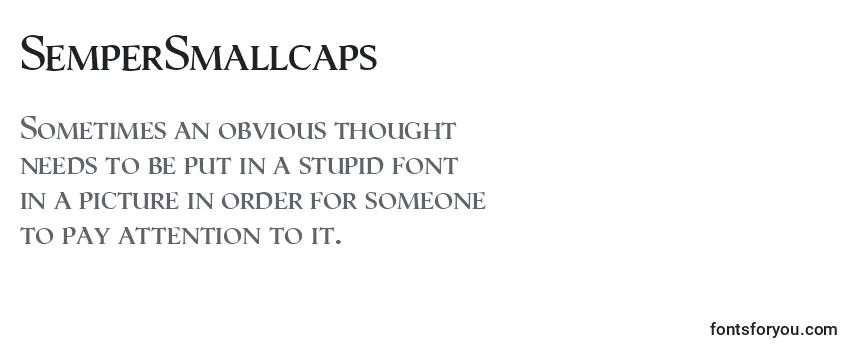SemperSmallcaps Font