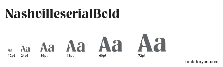 NashvilleserialBold Font Sizes