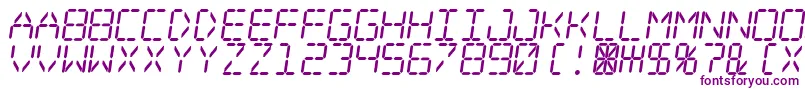 Digital Dream Skew-fontti – violetit fontit