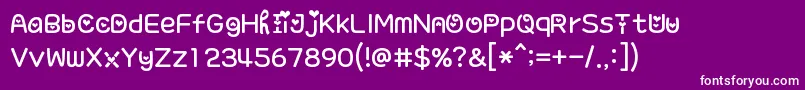 Подробнее о шрифте WakeUpHoney Шрифт WakeUpHoney – белые шрифты на фиолетовом фоне
