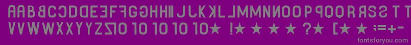 Więcej informacji o czcionce Binary Czcionka Binary – szare czcionki na fioletowym tle