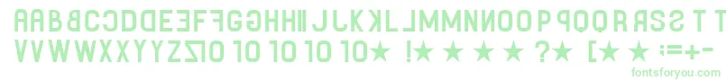 Czcionka Binary – zielone czcionki