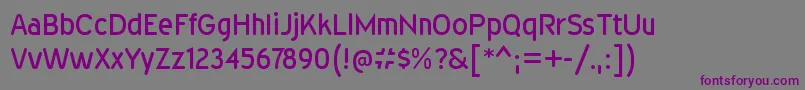 fuente WevlicdrgRegular – Fuentes Moradas Sobre Fondo Gris