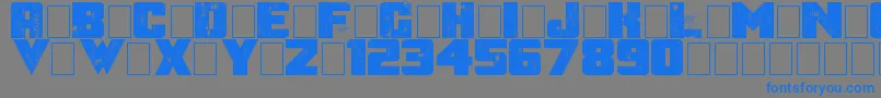 AfterTheGoldrush Font – Blue Fonts on Gray Background