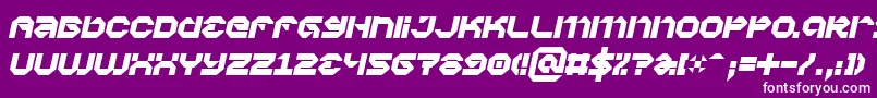 fuente VaporbytePhatItalic – Fuentes Blancas Sobre Fondo Morado