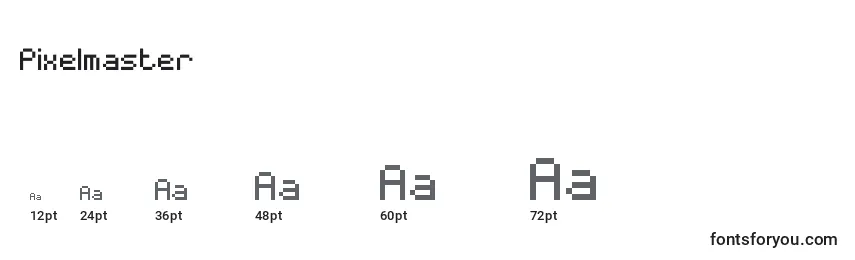 Pixelmaster Font Sizes