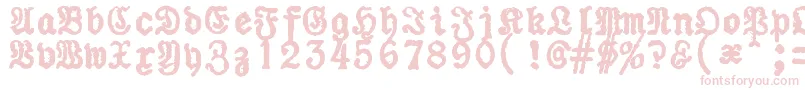 ZaiUraniapiccolatypewriter Font – Pink Fonts on White Background