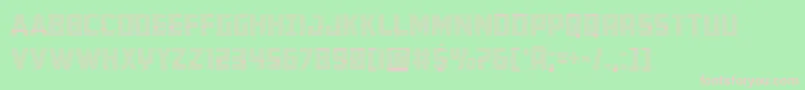 Buchanangrad Font – Pink Fonts on Green Background
