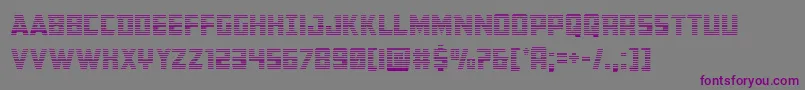 Buchanangrad Font – Purple Fonts on Gray Background