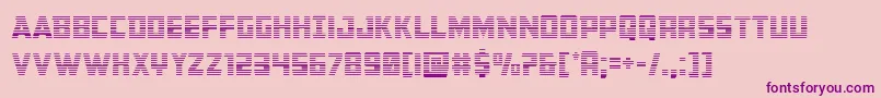 Buchanangrad Font – Purple Fonts on Pink Background