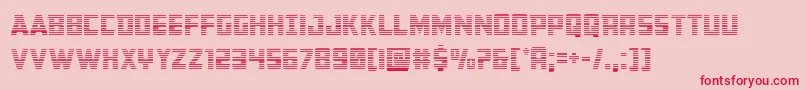 Buchanangrad Font – Red Fonts on Pink Background