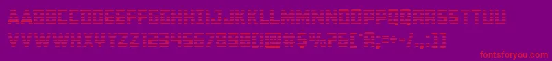 Buchanangrad Font – Red Fonts on Purple Background