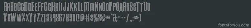 Więcej informacji o czcionce Butchsundanceexpand Czcionka Butchsundanceexpand – szare czcionki na czarnym tle