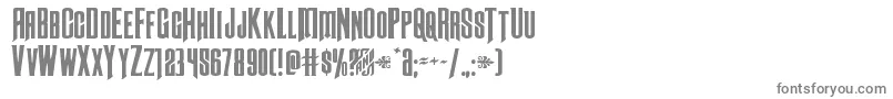 Butchsundanceexpand Font – Gray Fonts on White Background