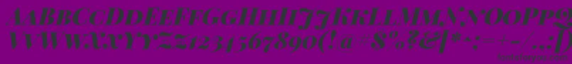 fuente Playfairdisplaysc – Fuentes Negras Sobre Fondo Morado