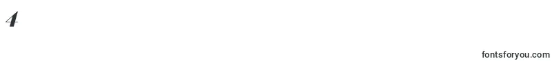 フォントPlayfairdisplaysc – フォント数字4
