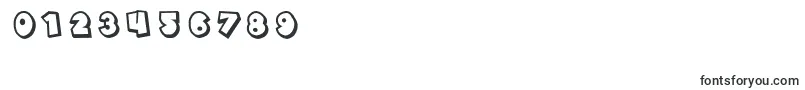 SfPaleBottomShaded Font – Fonts for Numbers and Digits