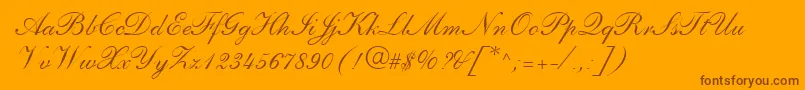 En savoir plus sur la police PenTweaksTwoSsi Police PenTweaksTwoSsi – polices brunes sur fond orange