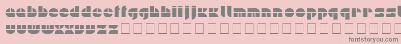 フォントPlainNormal – ピンクの背景に灰色の文字