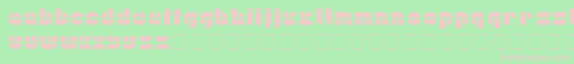 PlainNormal Font – Pink Fonts on Green Background