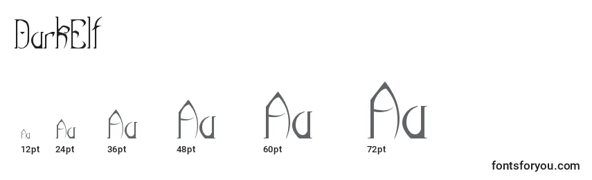 DarkElf Font Sizes