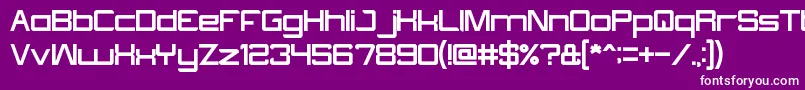 WhatTheFun Font – White Fonts on Purple Background