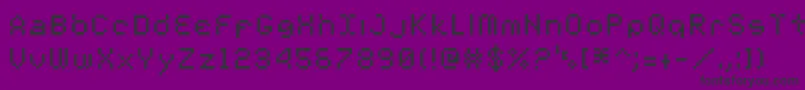 00StarmapTruetype Font – Black Fonts on Purple Background