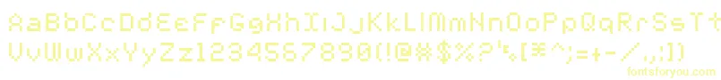 Шрифт 00StarmapTruetype – жёлтые шрифты