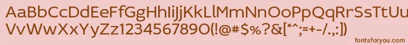 More about IdealistSans Font IdealistSans Font – Brown Fonts on Pink Background