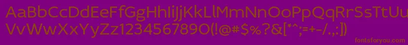 En savoir plus sur la police IdealistSans Police IdealistSans – polices brunes sur fond violet