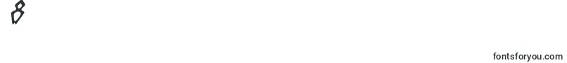 Police NativeAlienItalic – polices chiffre 8