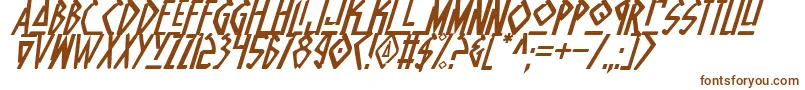 NativeAlienItalic Font – Brown Fonts
