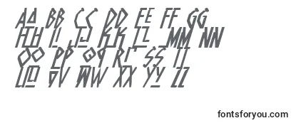 NativeAlienItalic Font