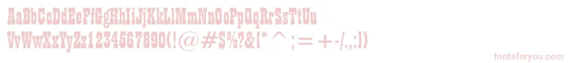 PlaybillBt Font – Pink Fonts on White Background