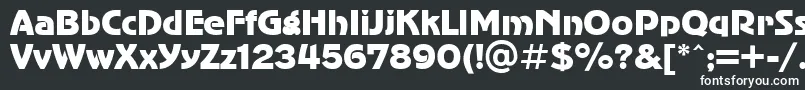 Шрифт Ukrainianadvergothic – белые шрифты
