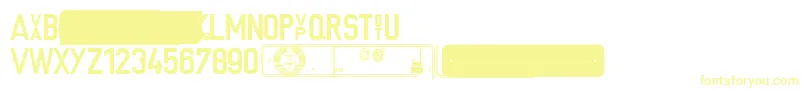 Bp1222-Schriftart – Gelbe Schriften