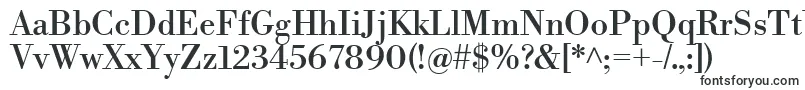 Шрифт LibrebodoniRegular – типографские шрифты