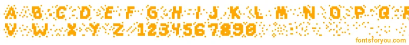 Шрифт Slapandcrumblyal – оранжевые шрифты