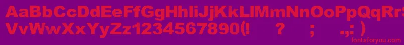 KeepSinging Font – Red Fonts on Purple Background