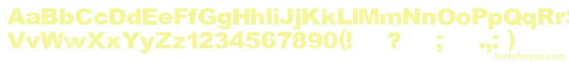 Шрифт KeepSinging – жёлтые шрифты