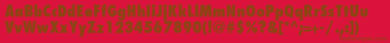 More about FuturaLtCondensedExtraBold Font FuturaLtCondensedExtraBold Font – Brown Fonts on Red Background