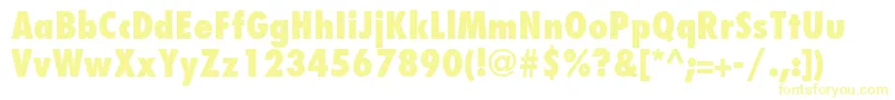 FuturaLtCondensedExtraBold Font – Yellow Fonts