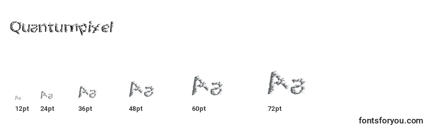 Tailles de police Quantumpixel