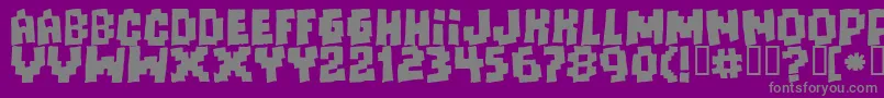 Saiba mais sobre a fonte Freaks Of Nature Massive Fonte Freaks Of Nature Massive – fontes cinzas em um fundo violeta