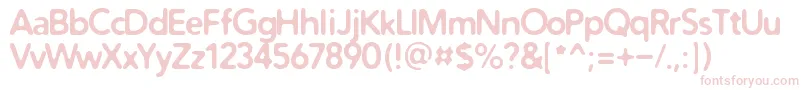 Шрифт Distrob – розовые шрифты